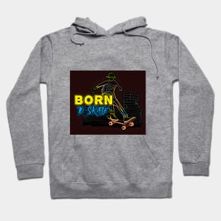 Skateboard Art Design Hoodie